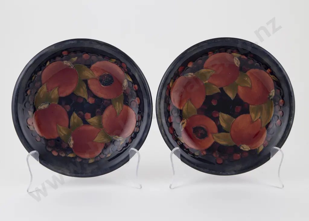 Two Walter Moorcroft Slightly Shallow Plates Image 1++