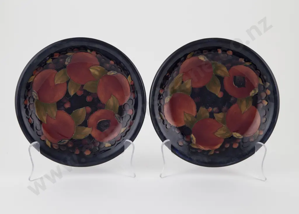 Two Walter Moorcroft Slightly Shallow Plates Image 1++