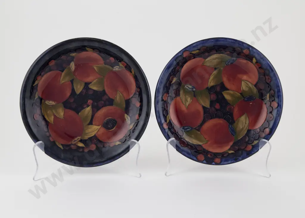 Two Walter Moorcroft Slightly Shallow Plates Image 1++