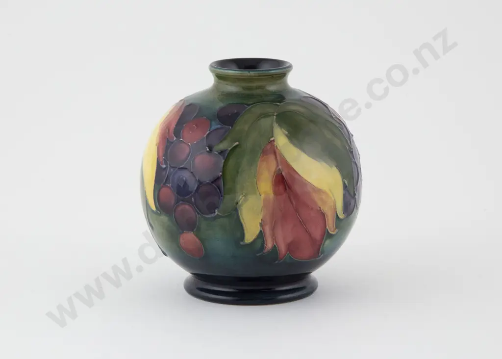 Walter Moorcroft Spherical Body Vase Image 1++