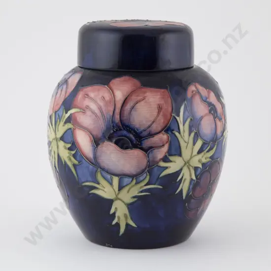 John Moorcroft Ovoid Ginger Jar and Cover