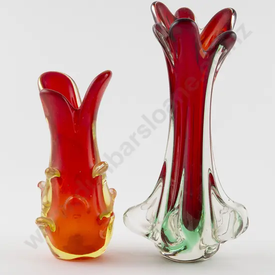Murano Encased Glass Vase