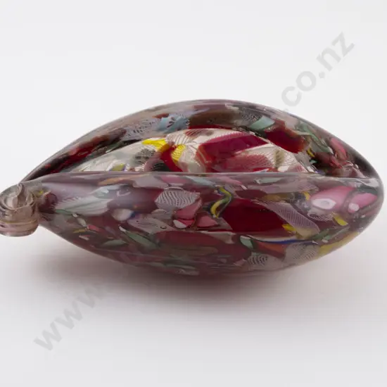Murano Millefiori Shell Shape Ashtray