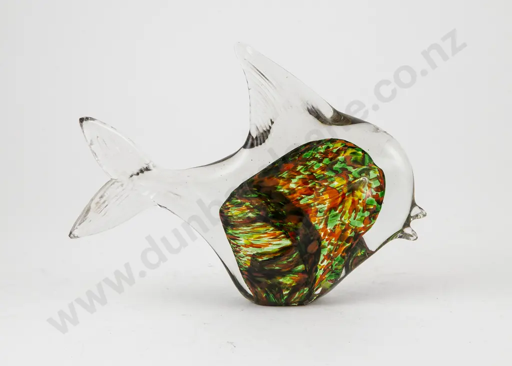 Murano Encased Glass Fish Ornament Image 1++