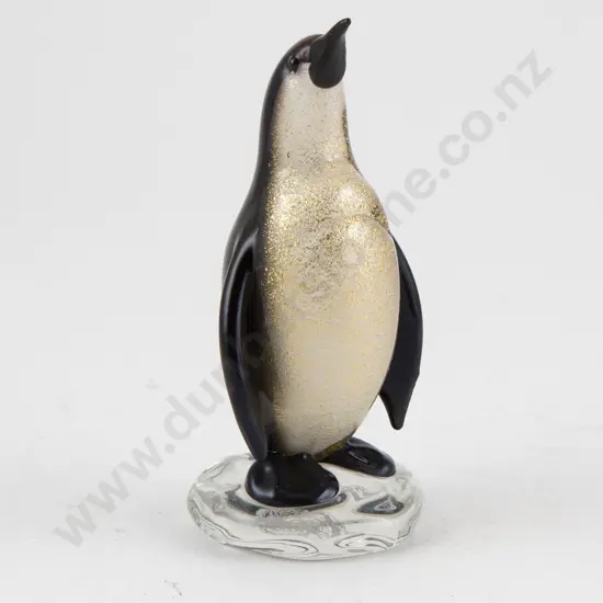 Murano Encased Glass Penguin