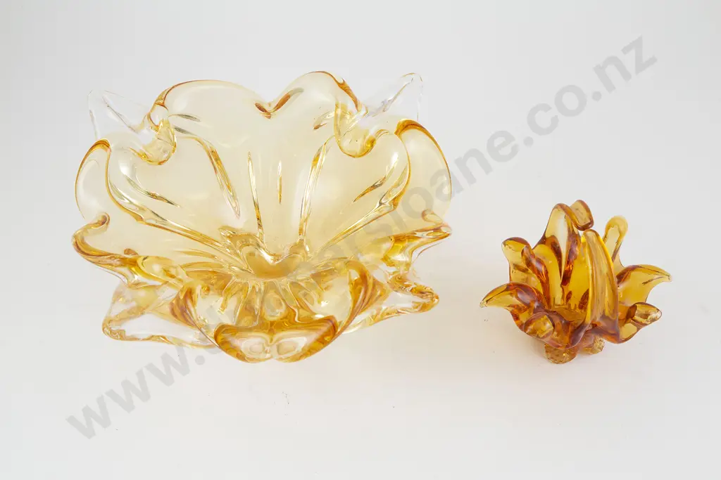 Canadian Chalet Encased Glass Bowl Image 1++