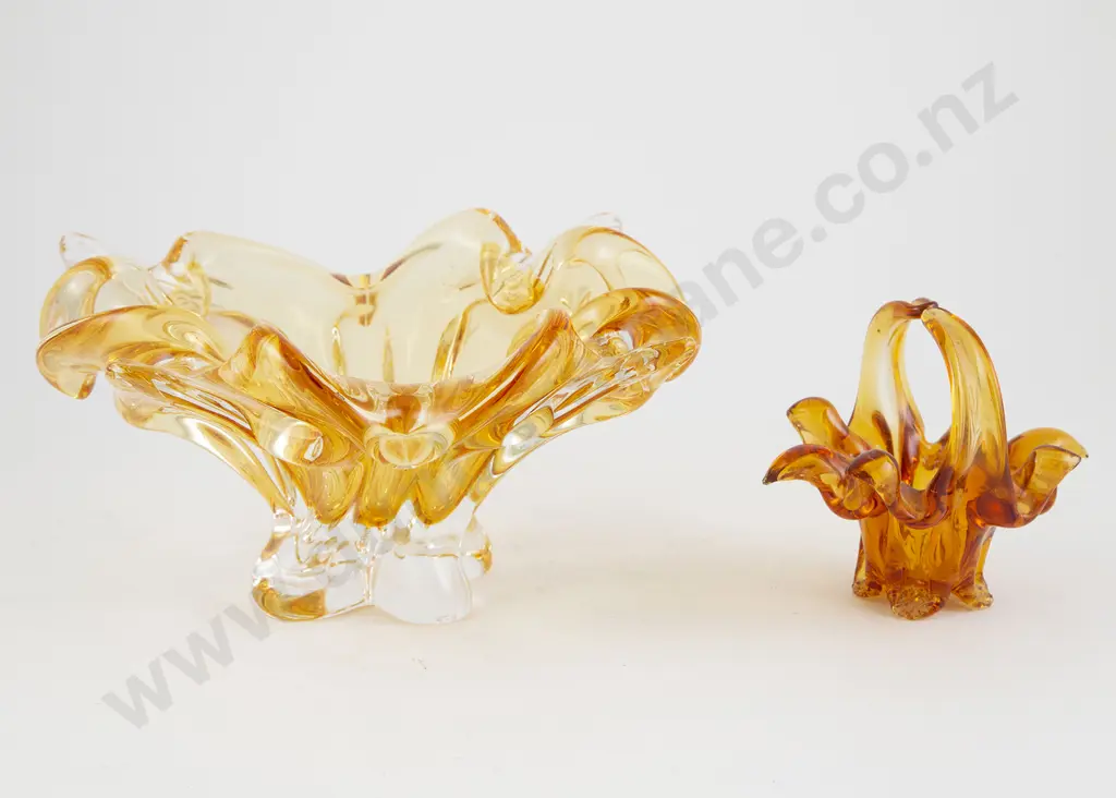 Canadian Chalet Encased Glass Bowl Image 1++