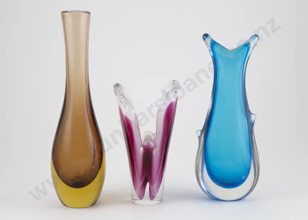 Labelled Flygsfors Encased Glass Vase Image 1++