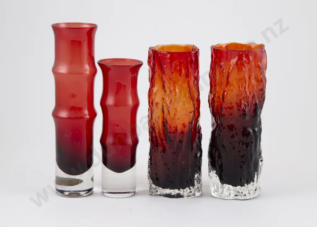 Pair Mdina Glass Vases Image 1++