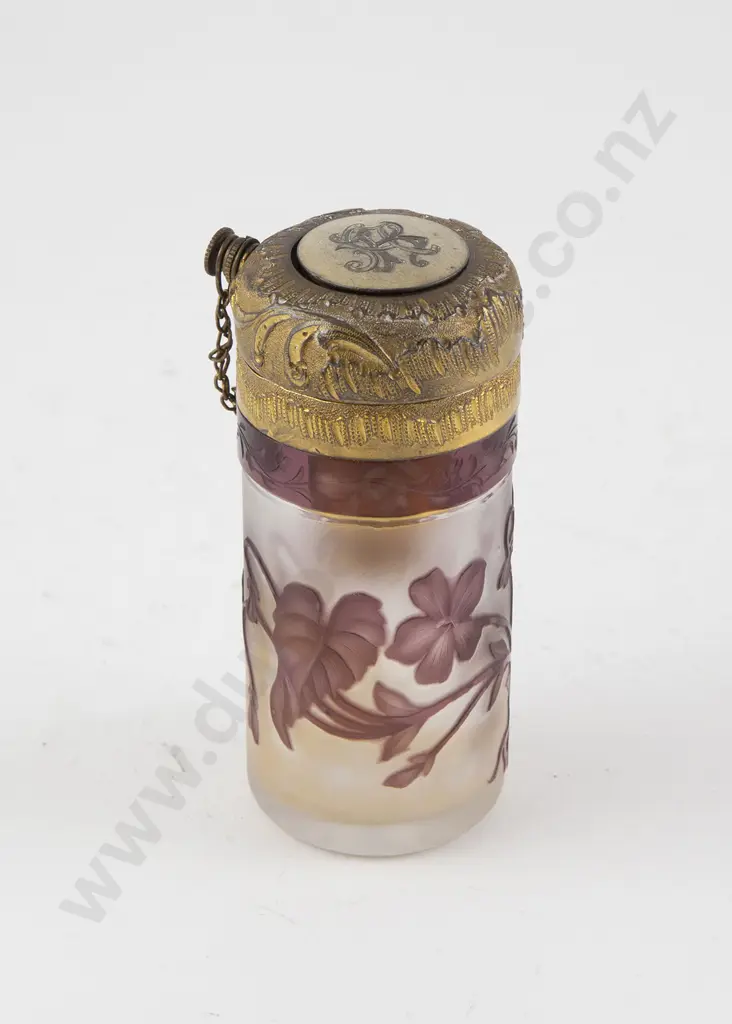Late C19th French Cameo Glass Scent Atomiser Image 1++