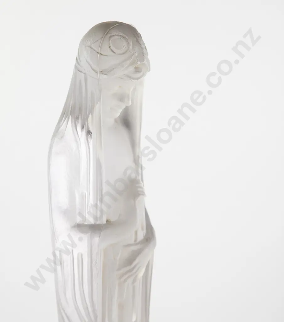 Rene Lalique Statue Source De La Fontaine Climene Image 1++
