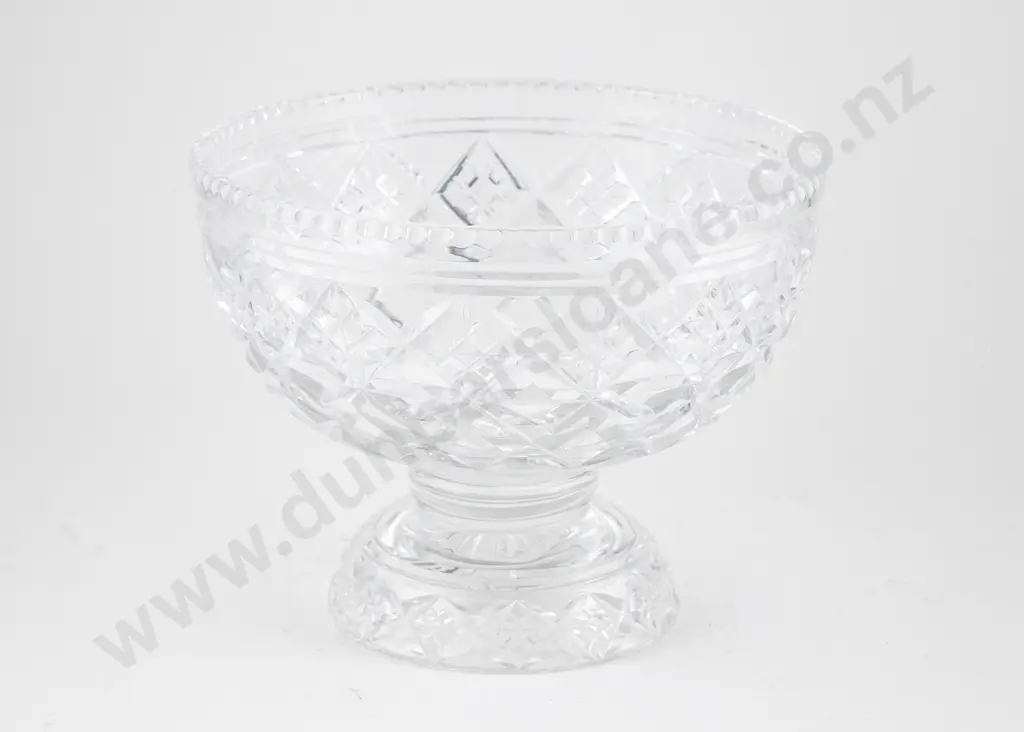 Heavy cut Crystal Footed Circular Table bowl Image 1++