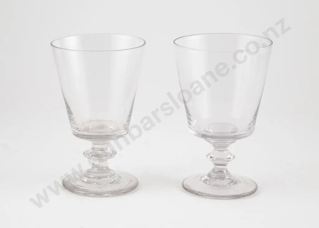 Pair Of Vict Glass Rummers Image 1++