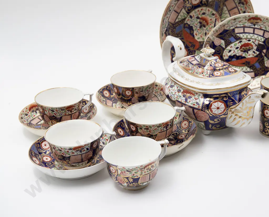 Mid C19th Derby Tea Ware Image 1++