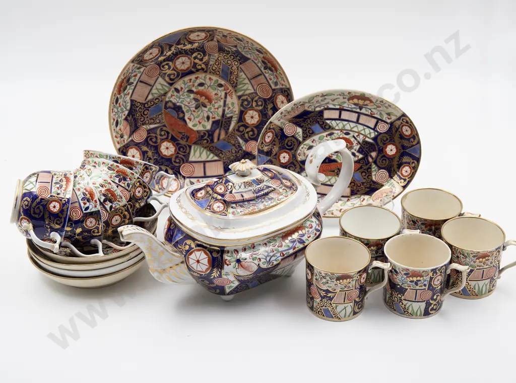 Mid C19th Derby Tea Ware Image 1++