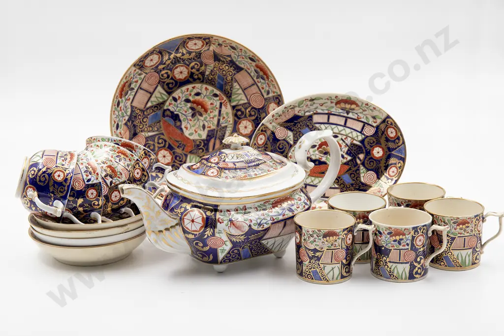 Mid C19th Derby Tea Ware Image 1++