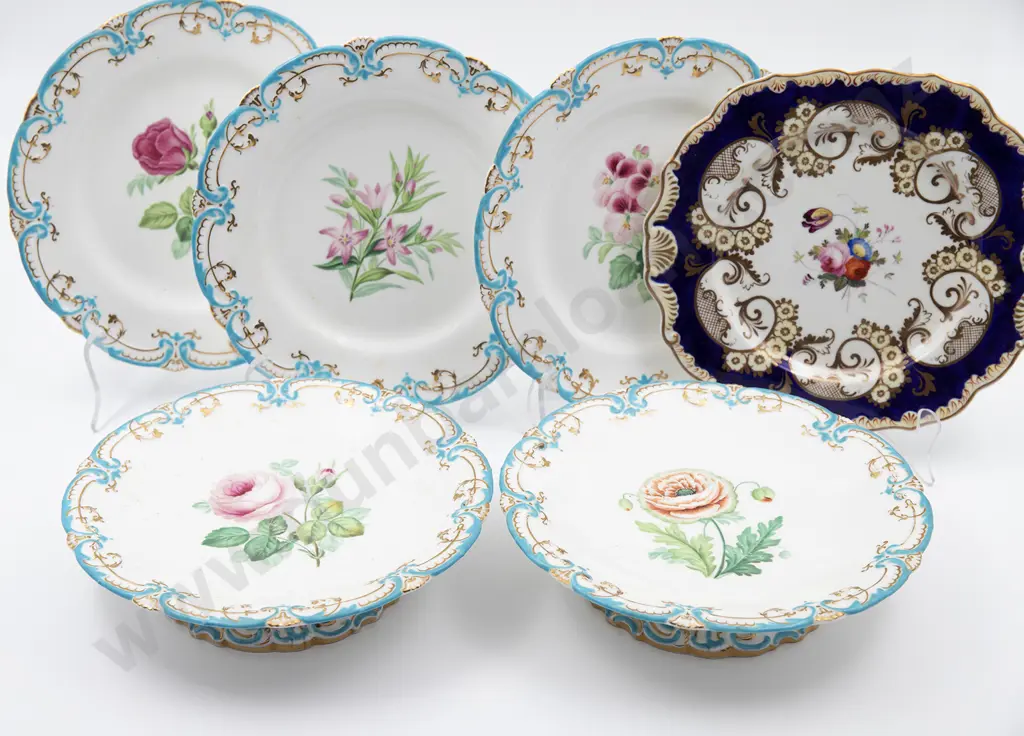 Mid C19th English Dessert Set Image 1++