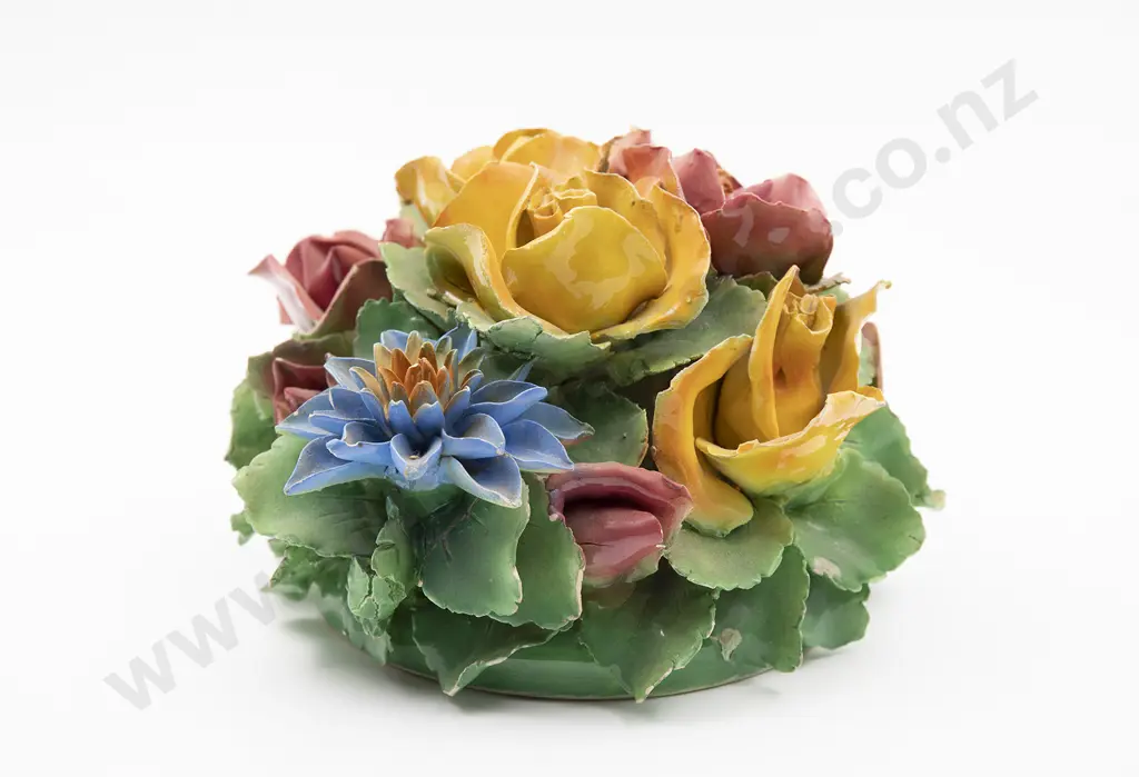 Unmarked Possibly Italian Large Table Centre Flower Posy Image 1++