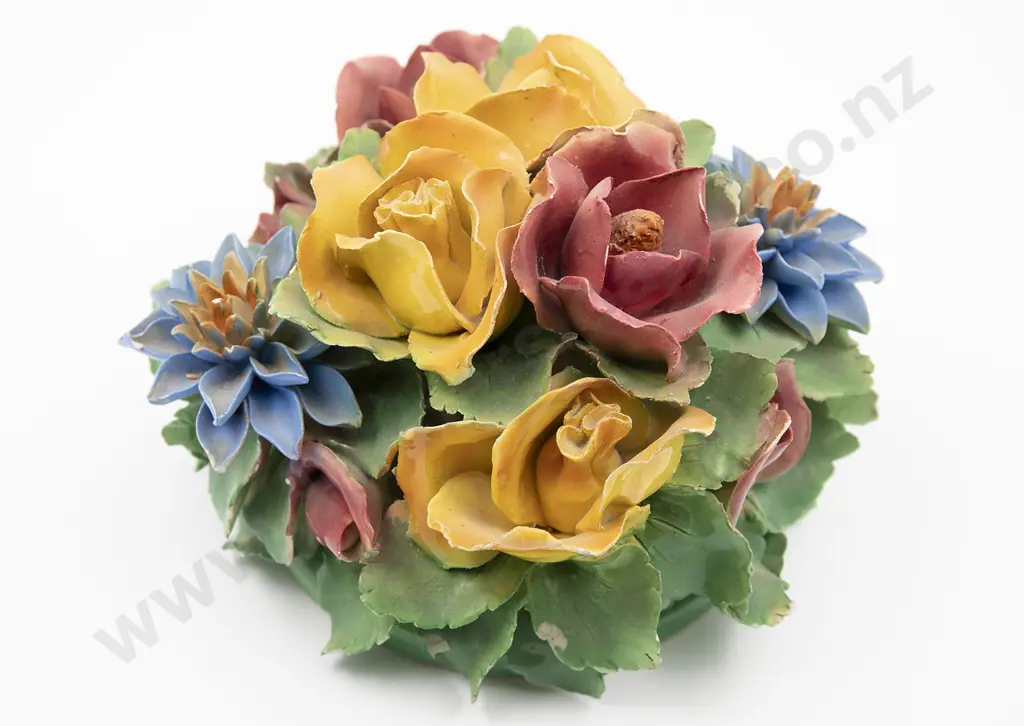 Unmarked Possibly Italian Large Table Centre Flower Posy Image 1++
