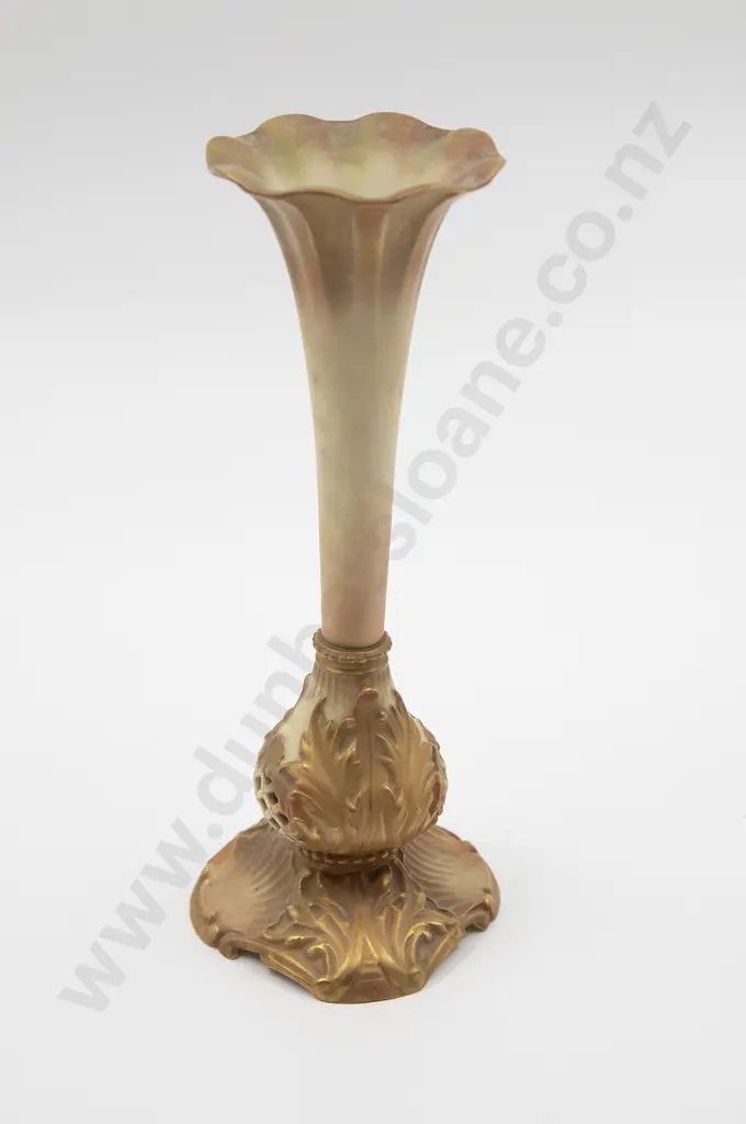 Royal Worcester Trumpet Vase Image 1++