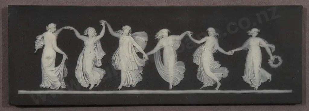 Framed Probable Wedgwood Basalt Panel Image 1++