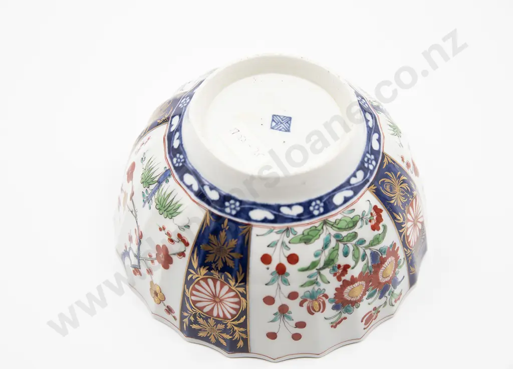 C1775 First Period Worcester Sugar Bowl Image 1++