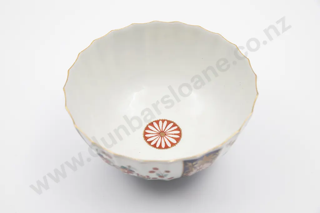 C1775 First Period Worcester Sugar Bowl Image 1++