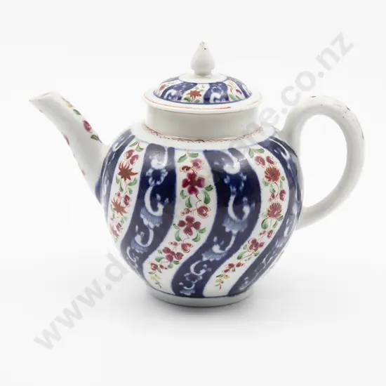 C1775 First Period Worcester Teapot