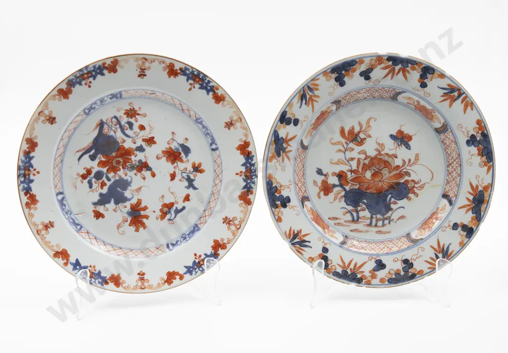 Five Various Late C18th-Early C19th Chinese plates Image 1++