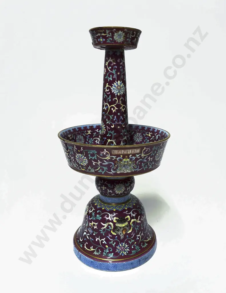 Chinese Famille Rose Temple Lamp Image 1++