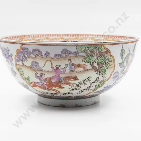 C20th Chinese Punch Bowl