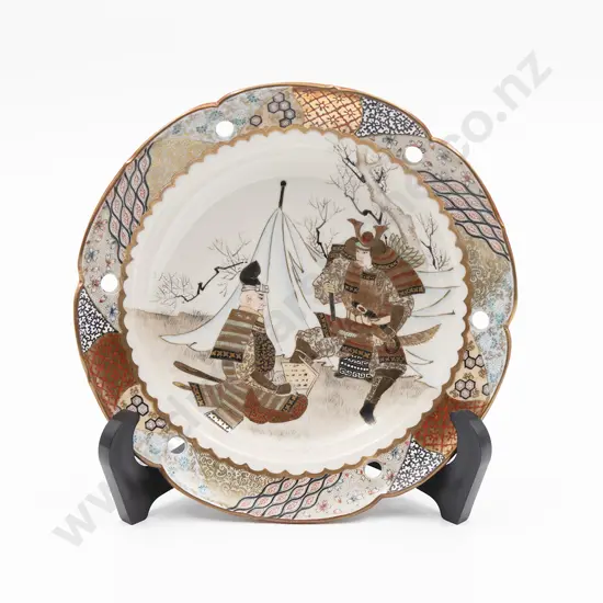Late C19th Satsuma Shallow Dish