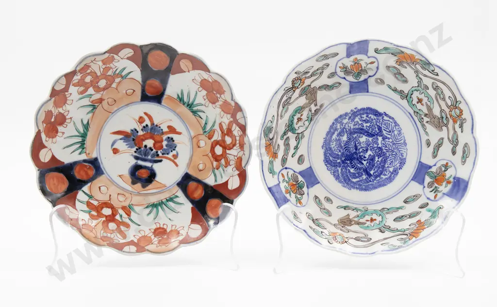 Two Late C19th Imari Plates Image 1++
