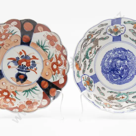 Two Late C19th Imari Plates