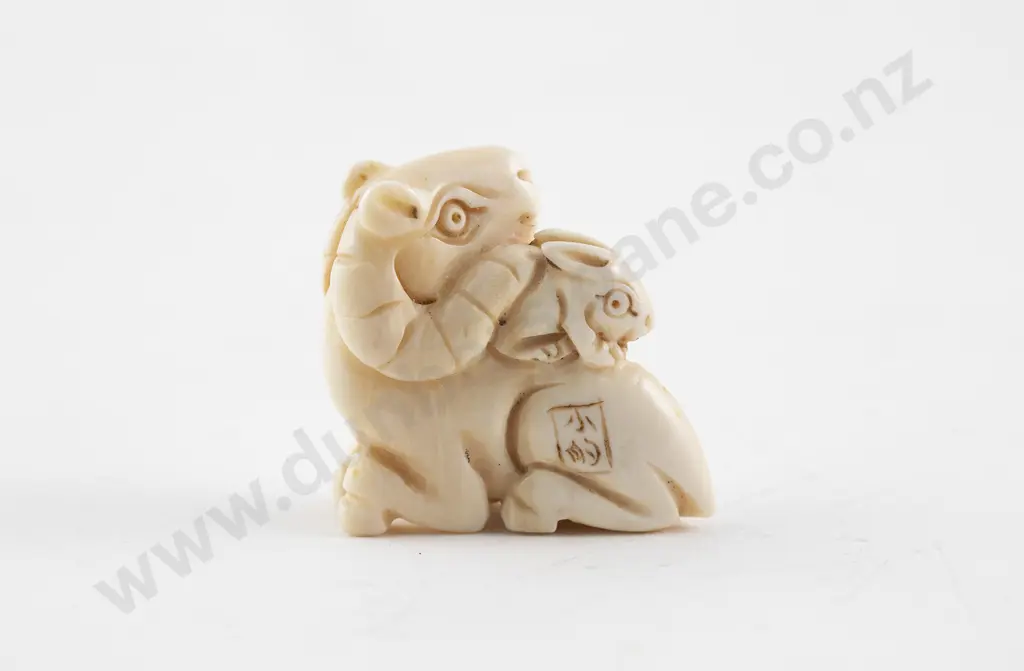 Carved Ivory Netsuke Image 1++