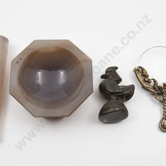An Agate Mortar & Pestle
