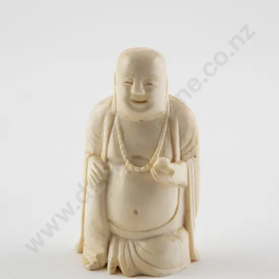 Small Chinese Carved Ivory Buddha