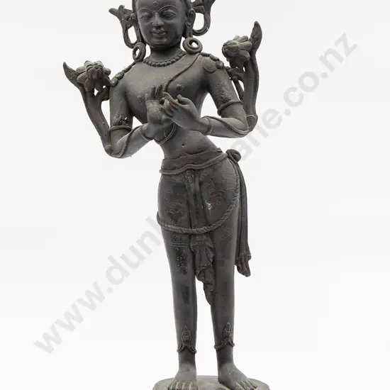 C19th Bronze Figure Of Tara The Buddhist Saviour