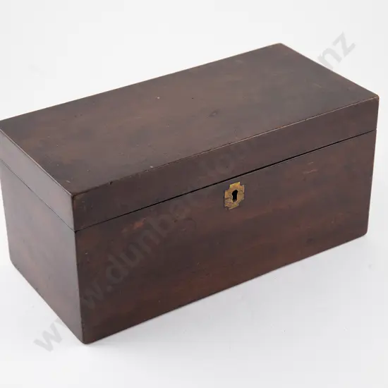 Geo III Mahogany Tea Caddy