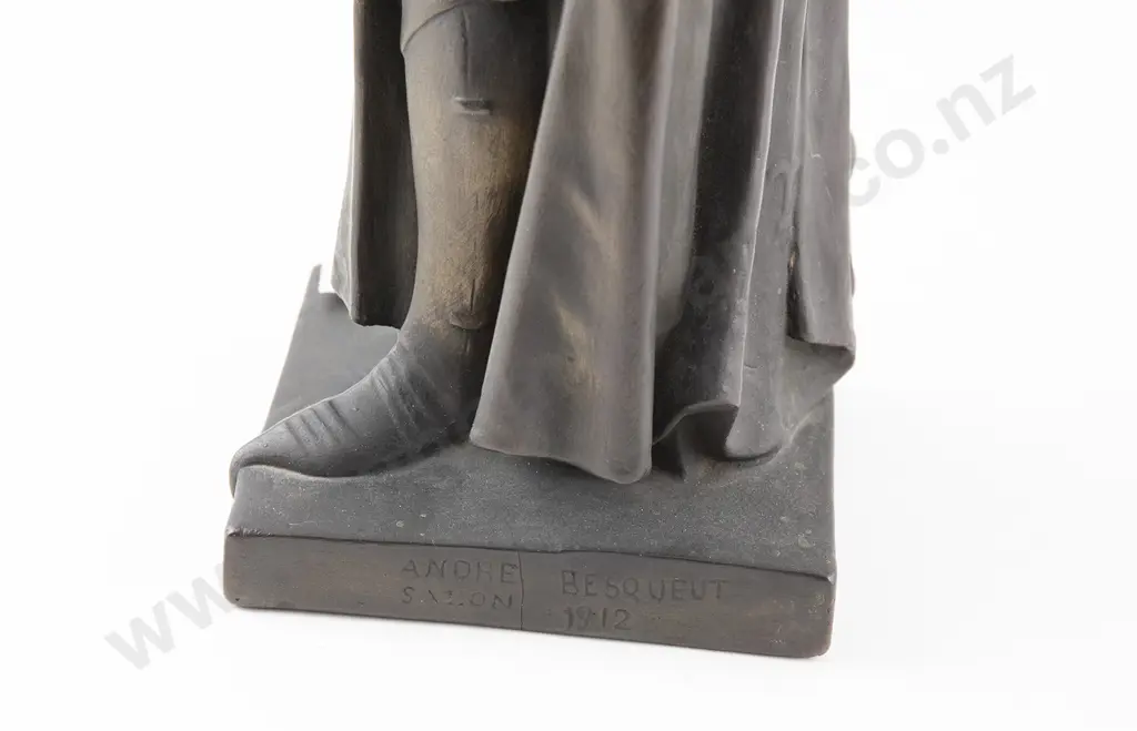 Andre Besqueut (French 1850-1942) - Joan Of Arc Bronze Image 1++