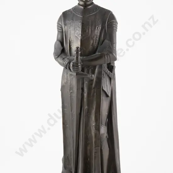Andre Besqueut (French 1850-1942) - Joan Of Arc Bronze
