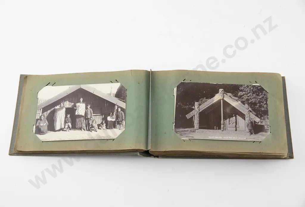 1906 New Zealand Exhibition Christchurch Postcard Album Image 1++