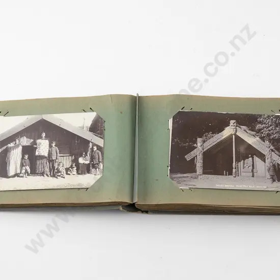 1906 New Zealand Exhibition Christchurch Postcard Album