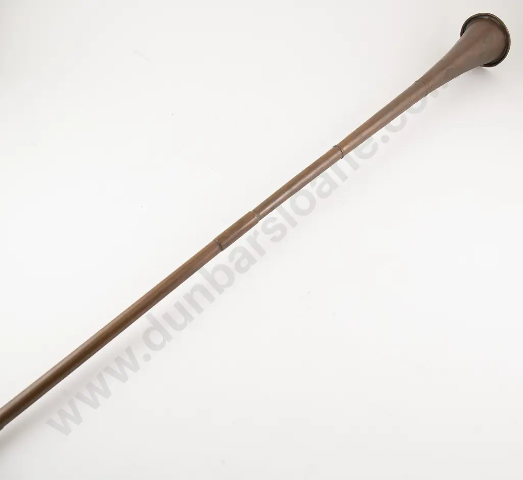 Late Victorian London-Edinburgh Copper Coaching Horn Image 1++