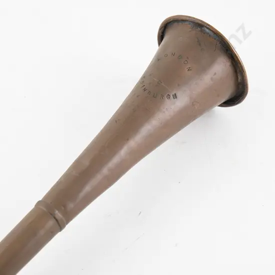 Late Victorian London-Edinburgh Copper Coaching Horn