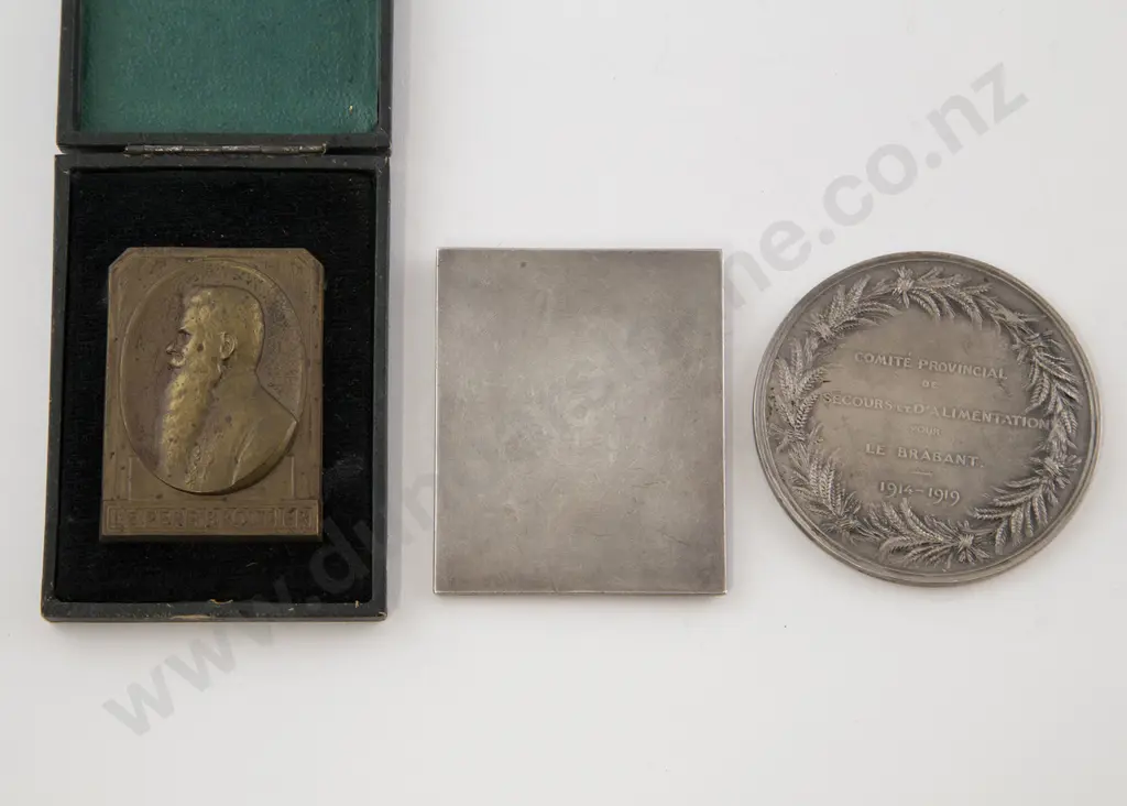 Three Art Nouveau Award Medallions Image 1++