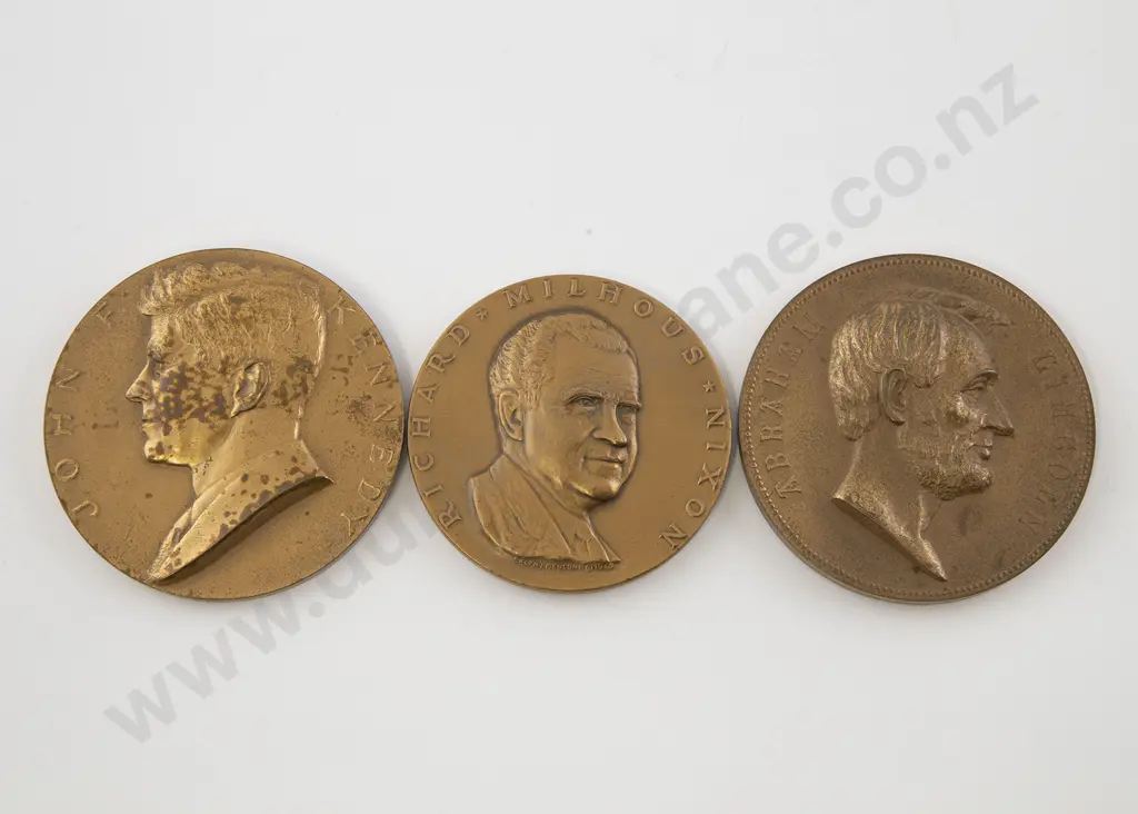 Three Art Nouveau Award Medallions Image 1++