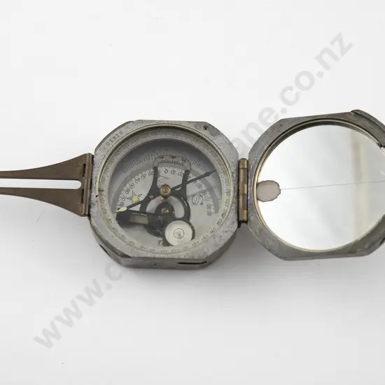 D W Bruntons 1894 Patent Pocket Transit Compass