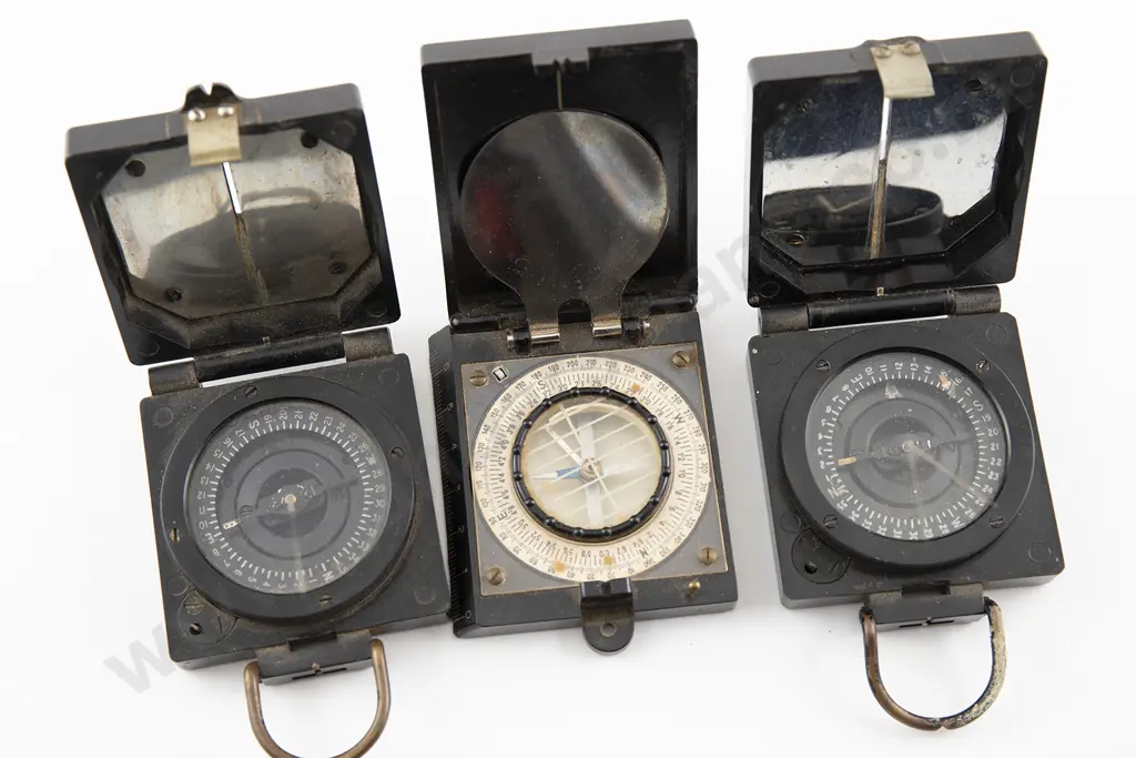 Three Magnetic Marching Compasses Image 1++