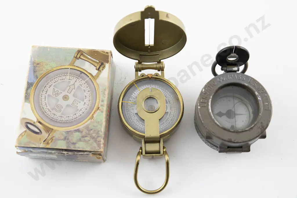 Two Lensatic Compasses Image 1++